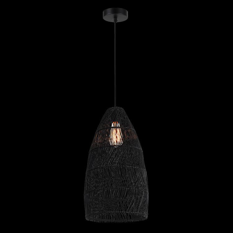 Rattan Pendant - Black