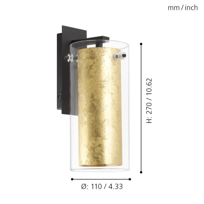 PINTO GOLD Wall Light - #97839