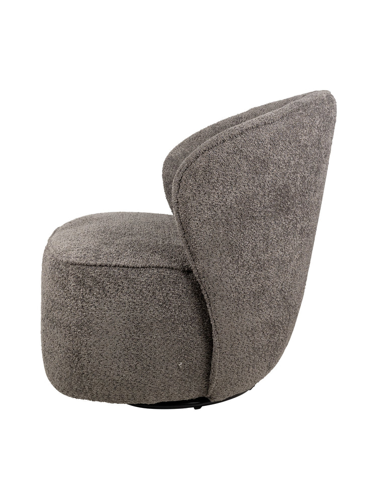 Athena Swivel Chair in Smoke