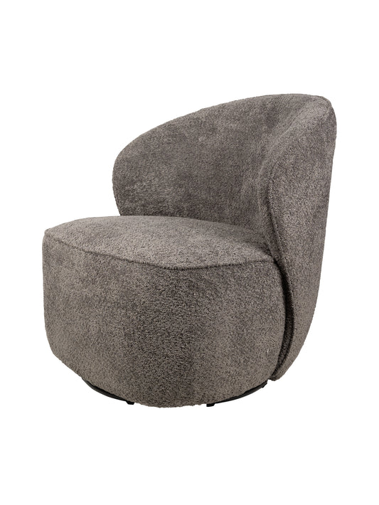 Athena Swivel Chair in Smoke