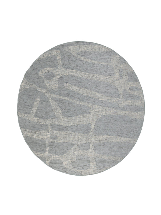 Bimini Outdoor Round Rug in Poolside