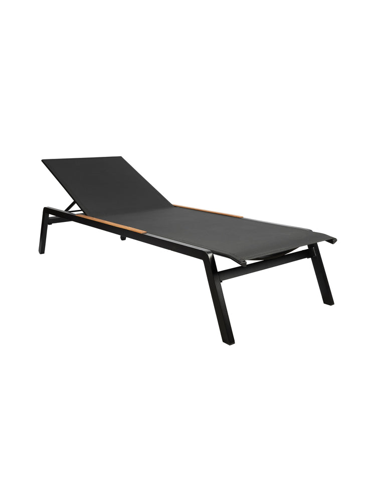 Casablanca Outdoor Lounger in Rolling Thunder