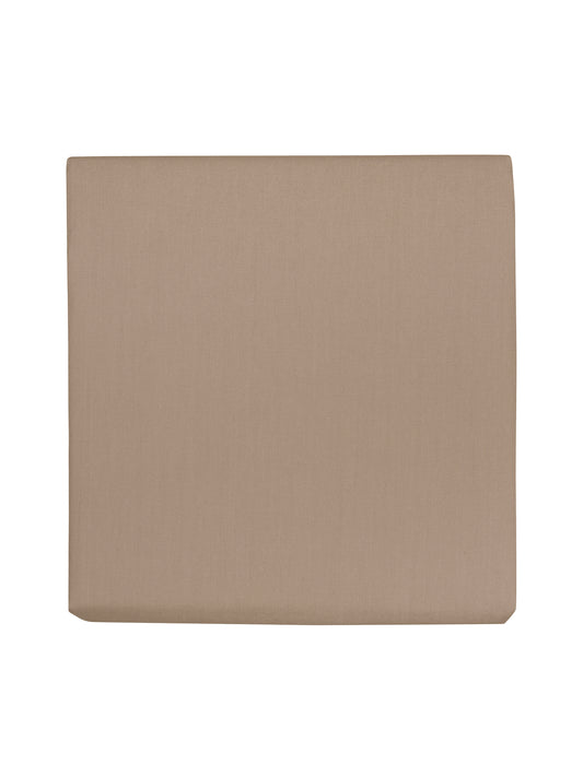 Cotton Wash Q Fitted Sheet in Desert