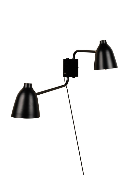 Da Vinci Wall Light in Nero