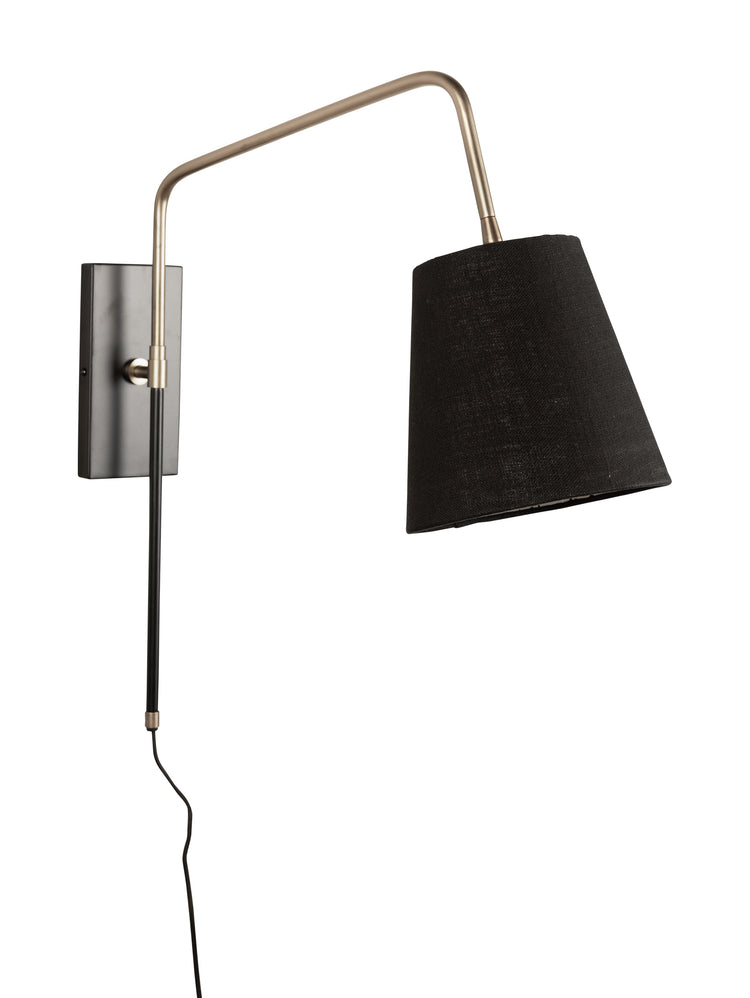 Donatello Wall Light in Nero