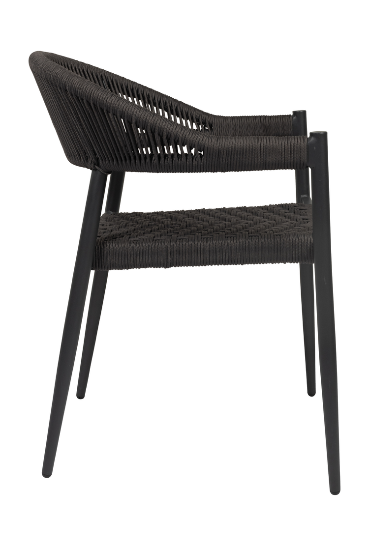 Iona Stackable Outdoor Chair in Slate