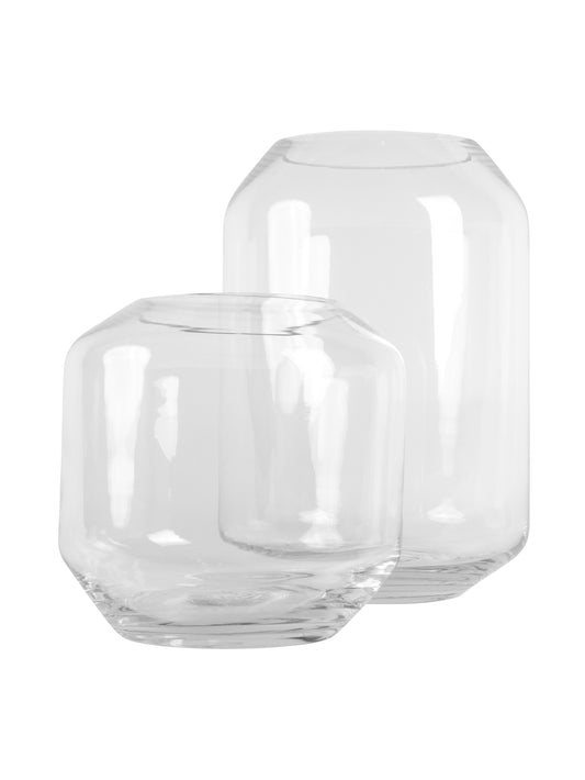 Isabeau Glass Vase in Clear (LRG)