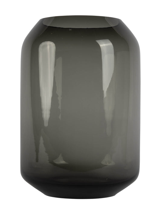 Isabeau Glass Vase in Obsidian (LRG)