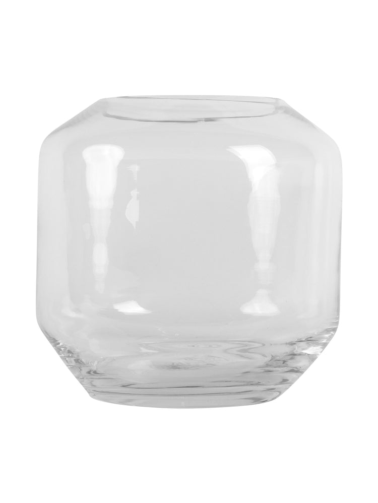 Isabeau Glass Vase in Clear (MED)