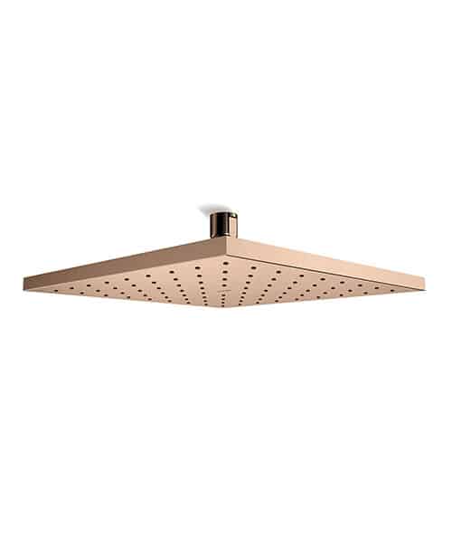 Kohler Shower Head Square 254mm Rose Gold