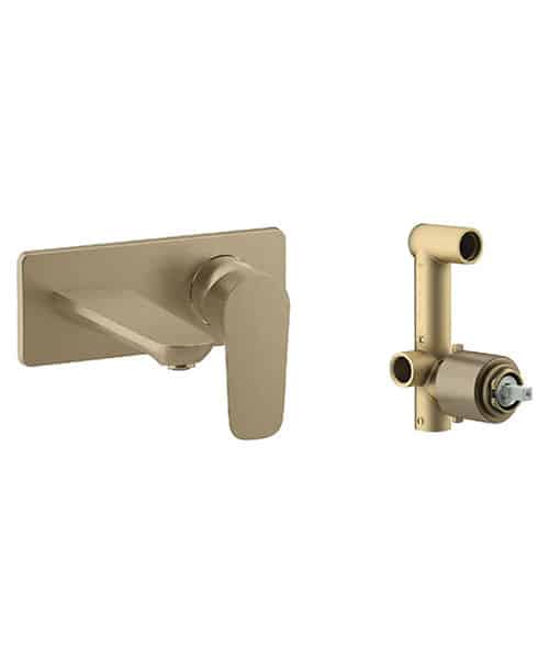 Kohler Aleo Brushed Bronze Wall Type Basin Mixer &amp;amp; Body