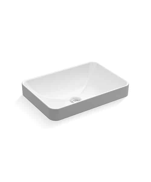 Kohler Forefront Rectangular Basin White