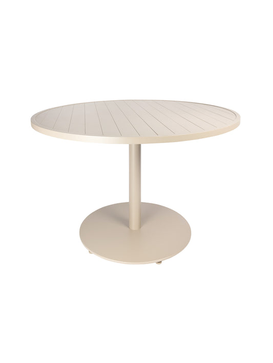 Kruger Outdoor 6-Seater Round Dining Table in Dune