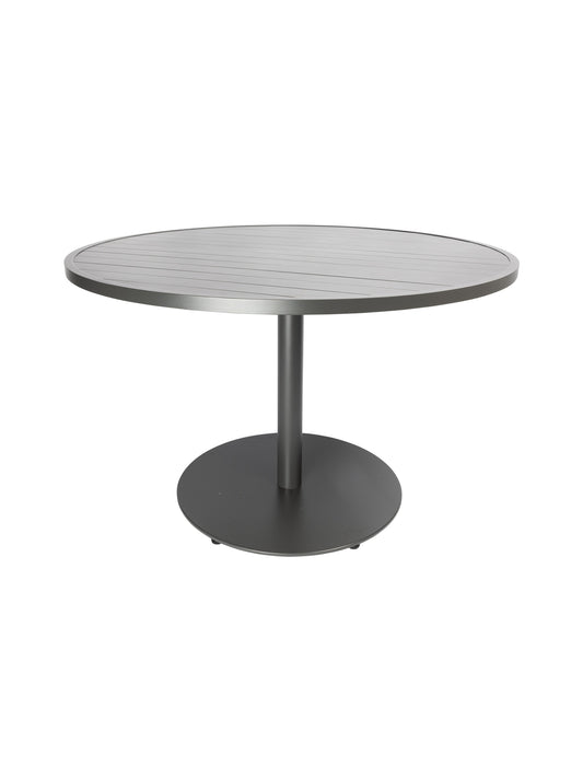 Kruger Outdoor 6-Seater Round Dining Table in Midnight