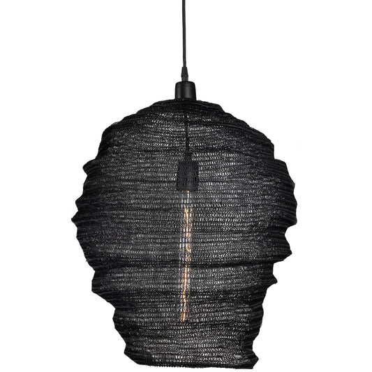 Lampara Mesh Pendant Sml Black (Dia46x45H)