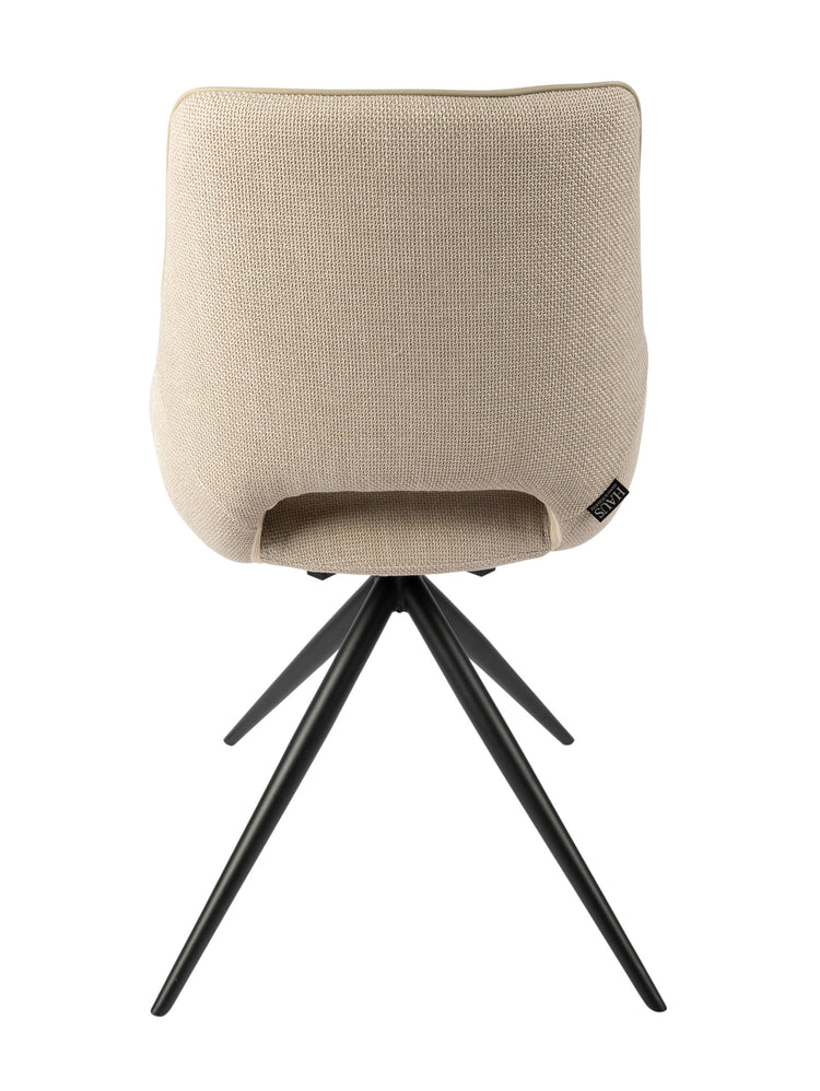 Louis Swivel Dining Chair in Hazelnut