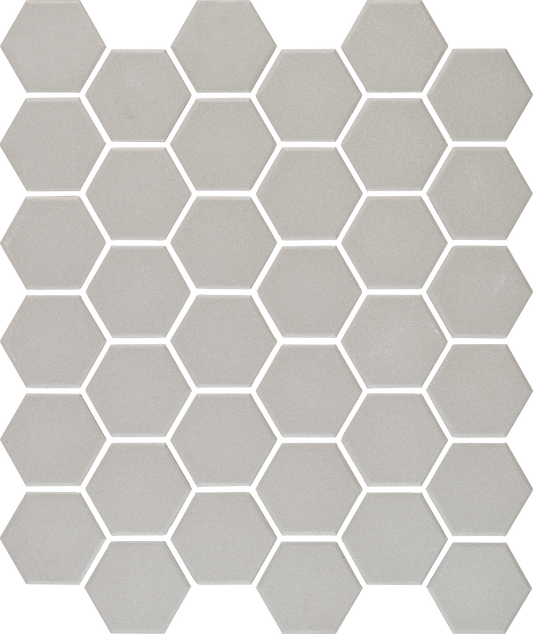 Hexagon Unglazed Grey