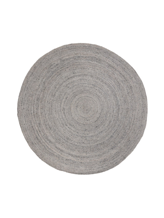 Malta Round Rug in Oyster