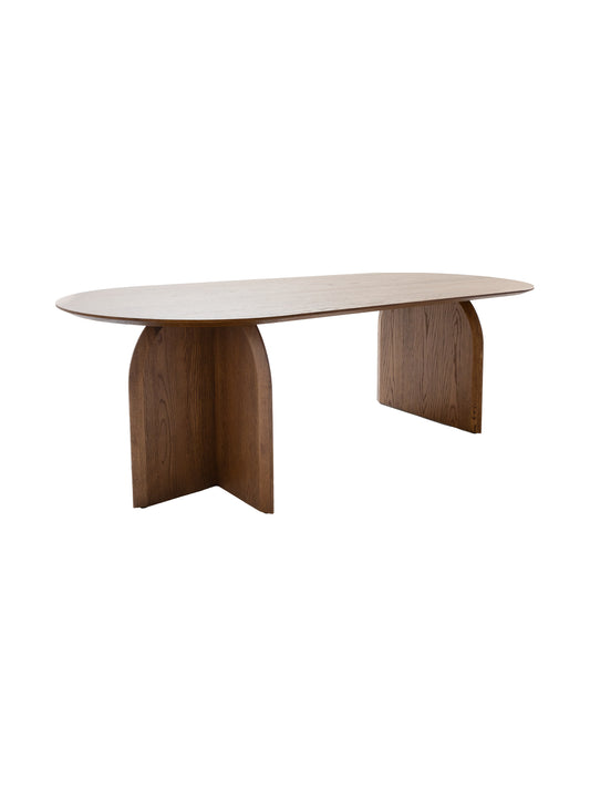 Monument 10-12 Seater Oval Dining Table in Shoreline