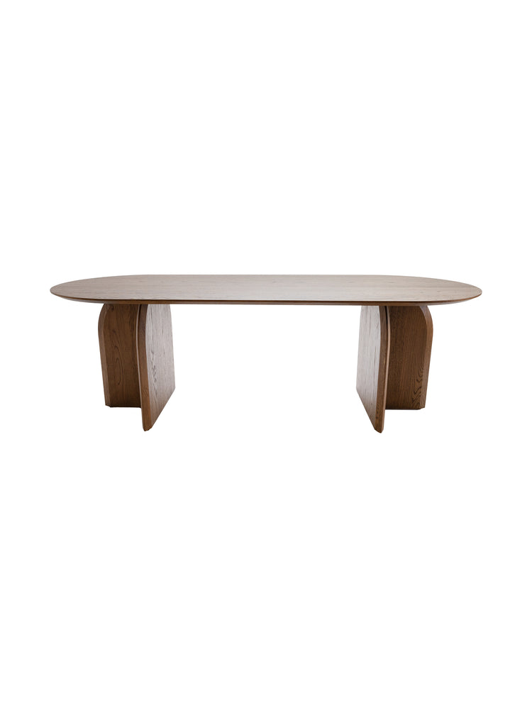 Monument 10-12 Seater Oval Dining Table in Shoreline