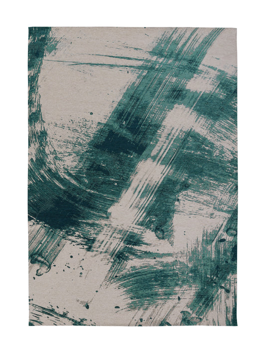 Paintbrush Rug in Emerald