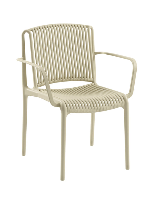 Pierre Outdoor Armchair in Creme