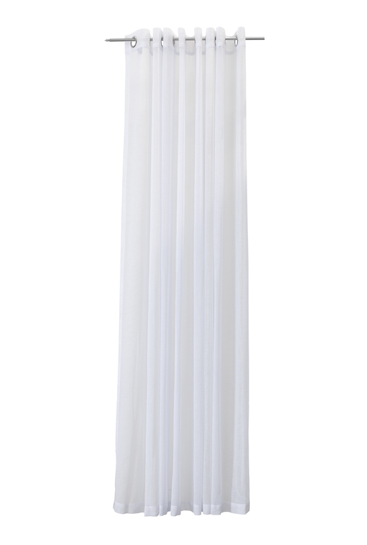 Author Ready Made Extra Length Curtain in Unlined White