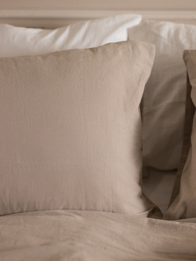 Pure Organic Pillowcase Set of 2 in Natural