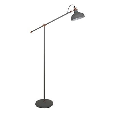 FLOOR LAMP - METAL - GREY / COPPER