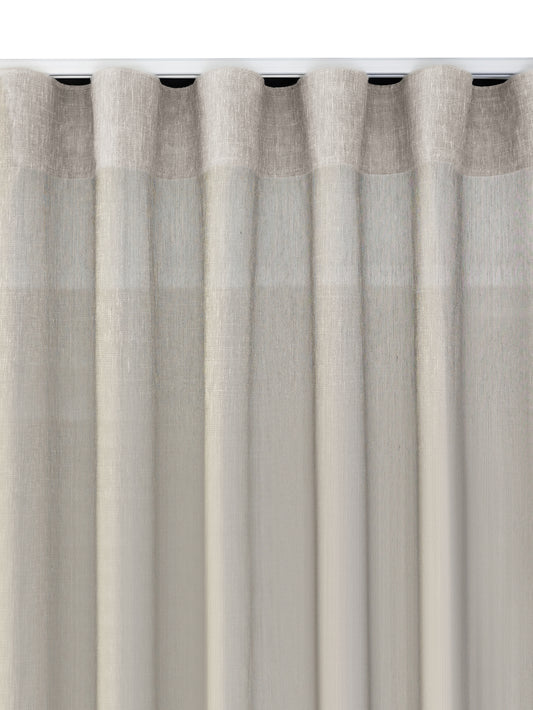 St. Tropez Unlined Ready-Made Curtain in Wheat