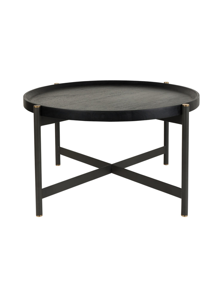 Roundhouse Side Table Set in Onyx