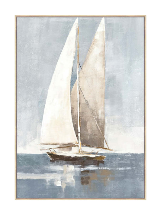 Sail Away Wall Art in Ocean