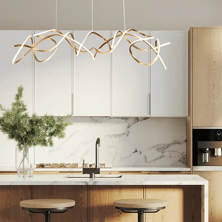 Signature - Metal LED Pendant - Brushed Gold