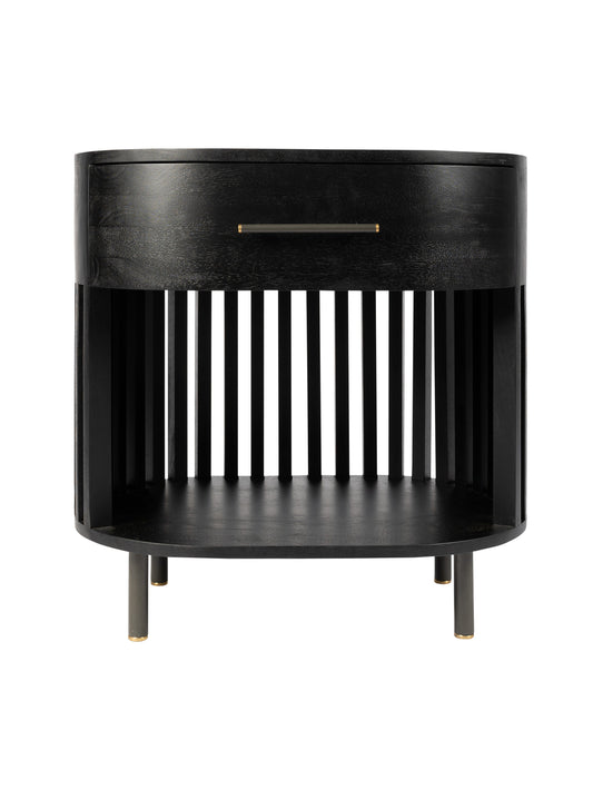 Stockholm Nightstand in Onyx