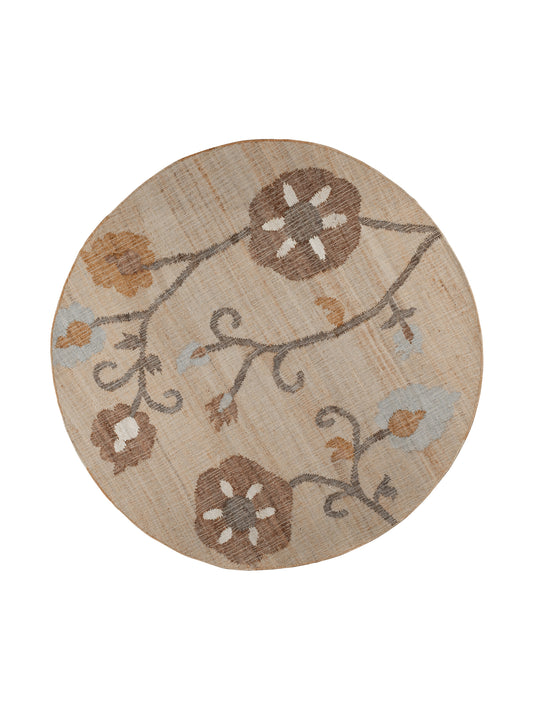 Suzani Round Rug in Blossom