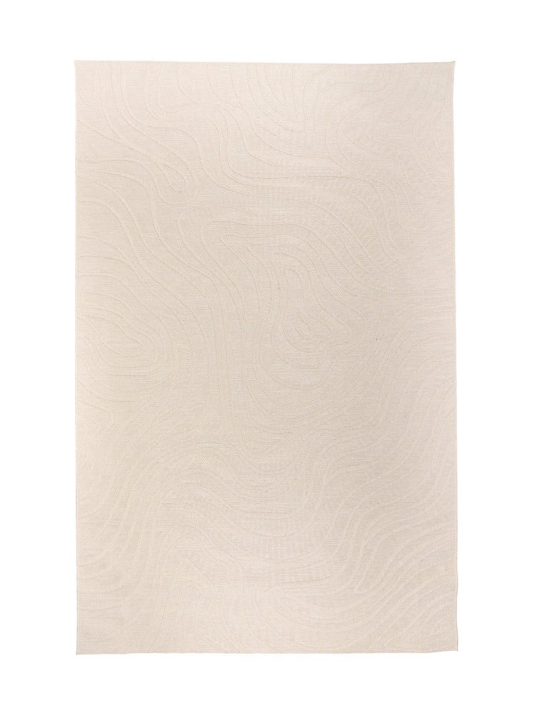 Syncline Outdoor Rug Whipped Cream