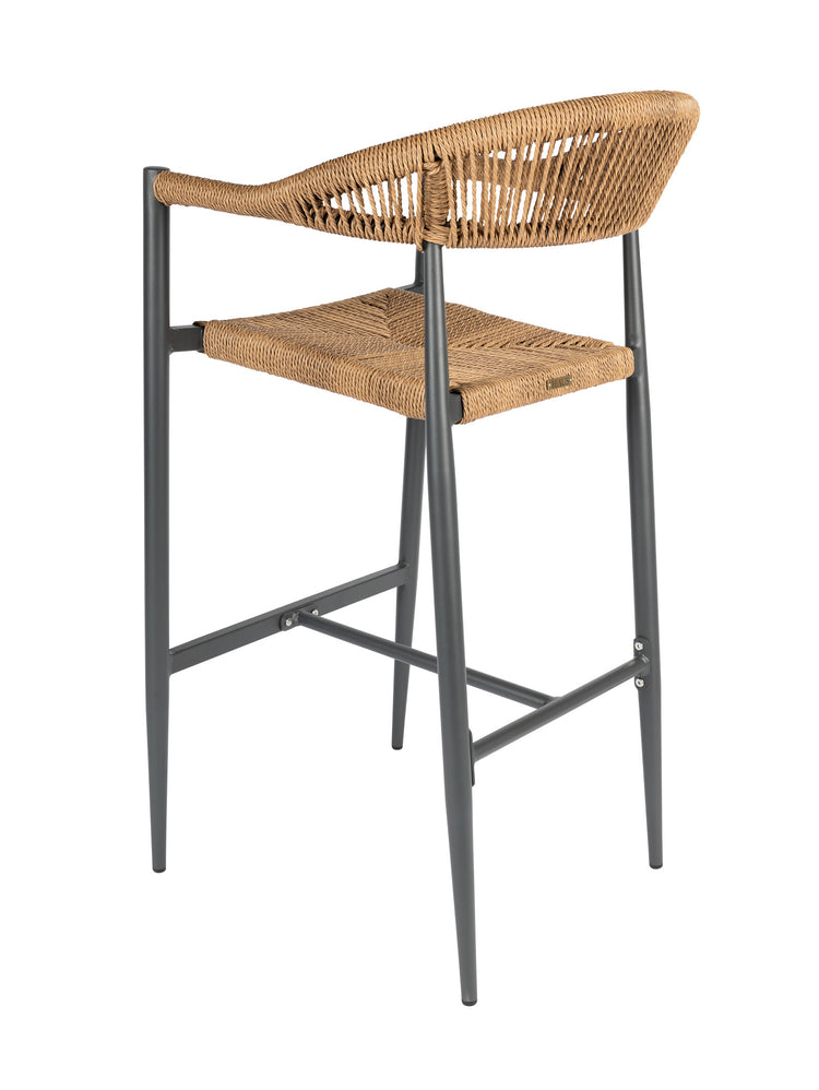 Zion Outdoor Bar Chair in Tawny Bark