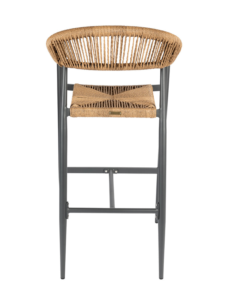 Zion Outdoor Bar Chair in Tawny Bark