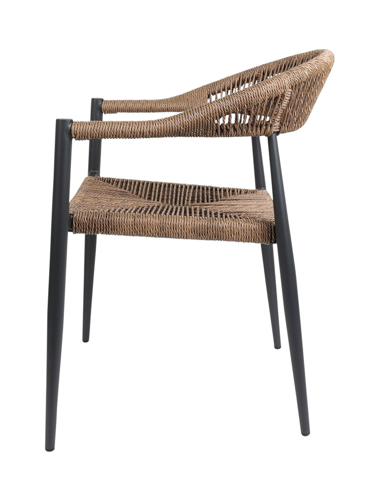 Zion Stackable Chair in Tawny Bark