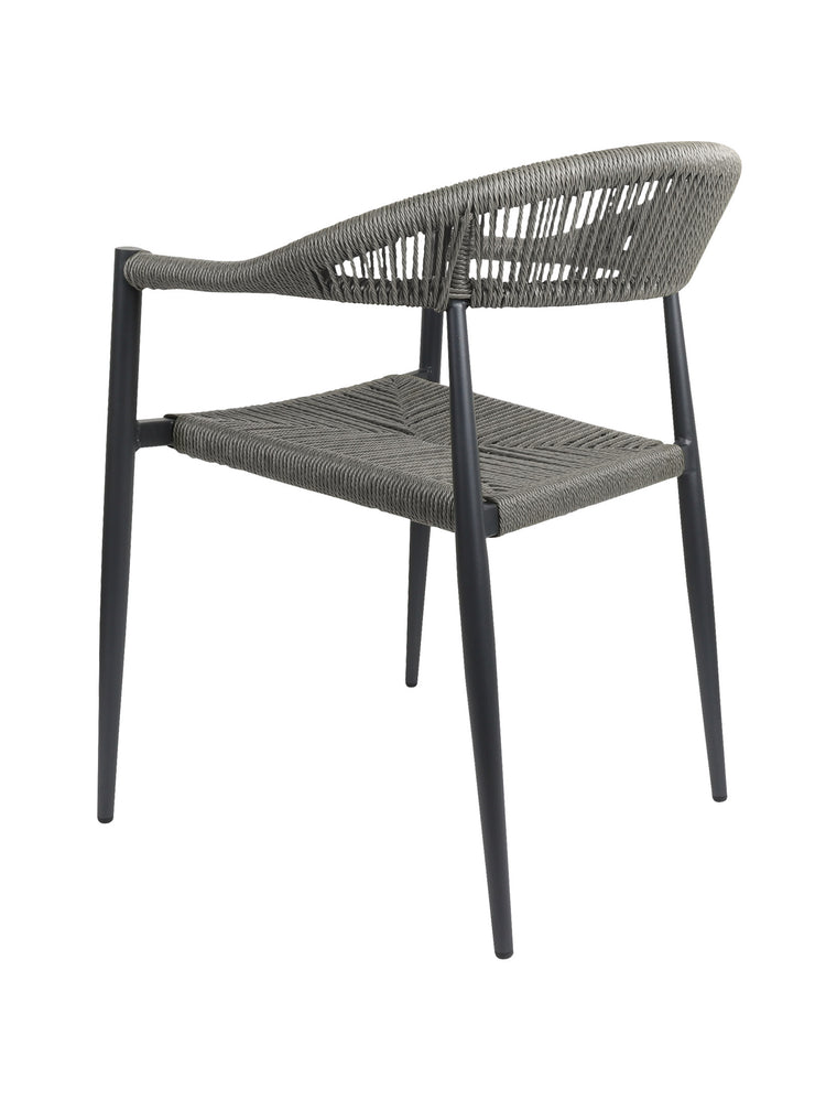 Zion Stackable Chair in Thunder