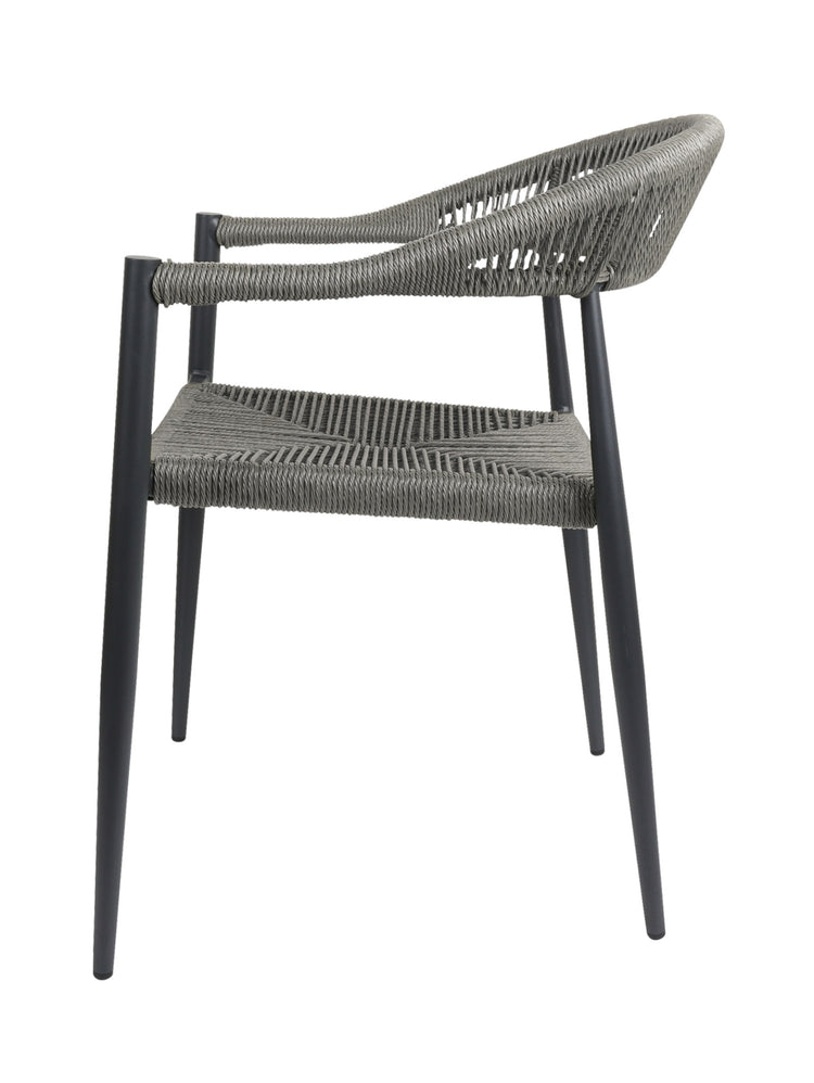 Zion Stackable Chair in Thunder