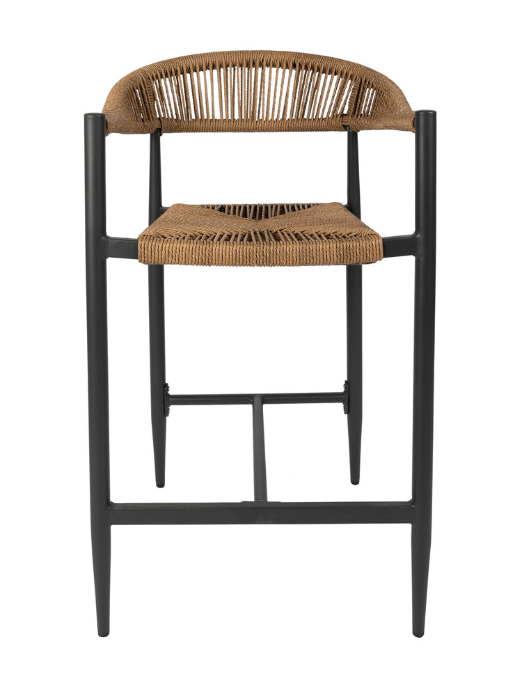 Zion Outdoor Counter Chair in Tawny Bark