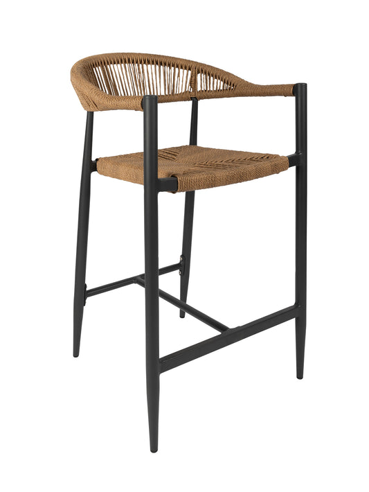 Zion Outdoor Counter Chair in Tawny Bark