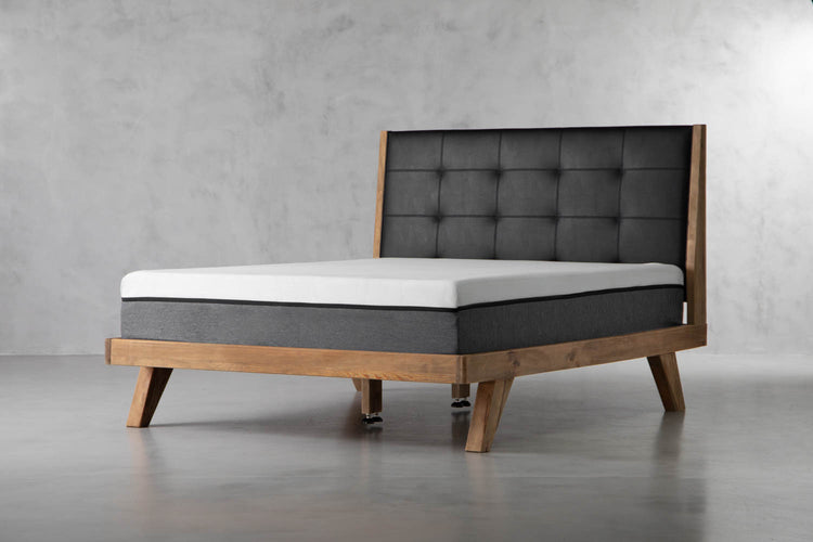 Vesper Bed - King XL- Natural & Black