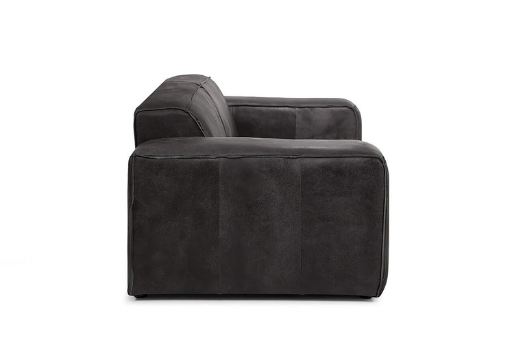 Caelum 3-Seater Leather Sofa - Lead