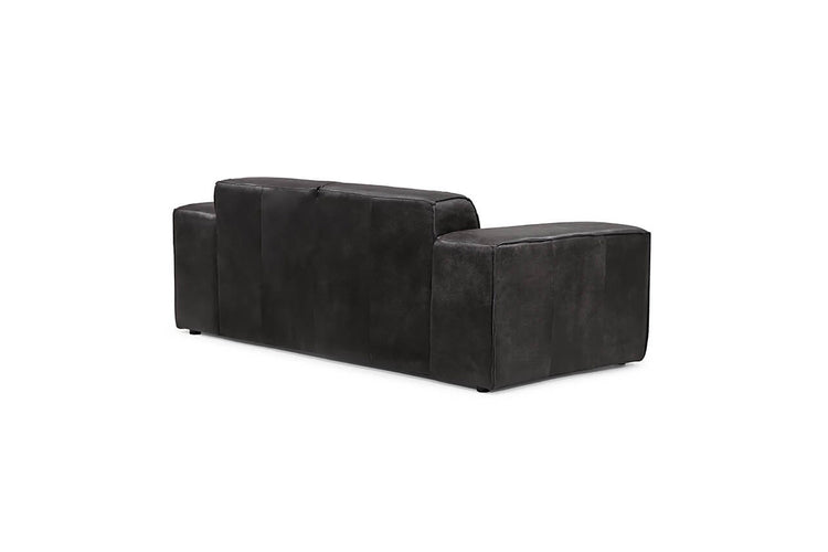 Caelum 2-Seater Leather Sofa - Lead