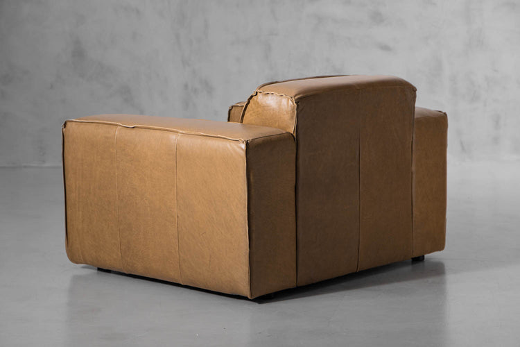 Caelum Leather Armchair - Sahara