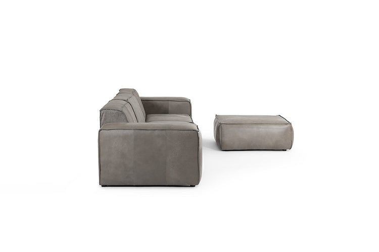 Caelum Leather Modular - Daybed - Graphite