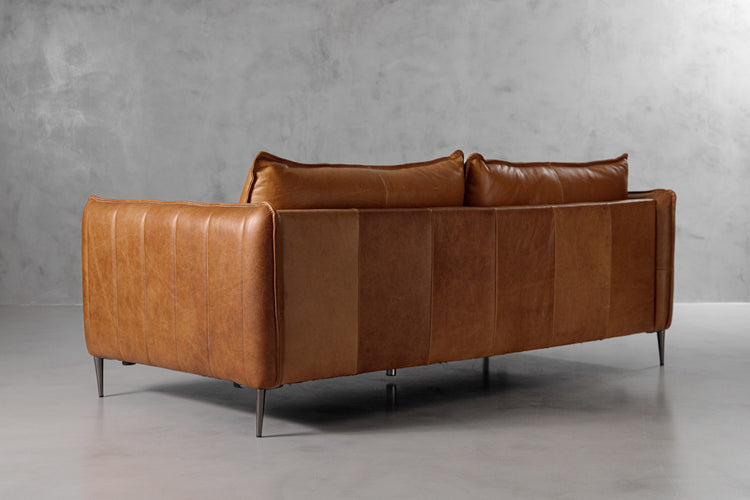 Oslo 3-Seater Leather Sofa - Desert Tan