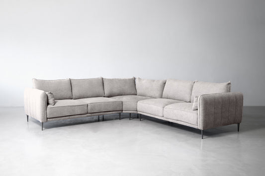 Oslo Corner Sofa - Stone